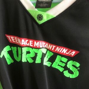 Teenage Mutant Ninja Turtles Graphic Jersey - Black & Neon Green